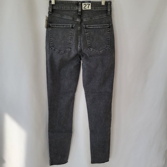 Gap 27/4 NWT Super Skinny Contoured Waistband Super Stretch Washed Black Jeans - Picture 9 of 9